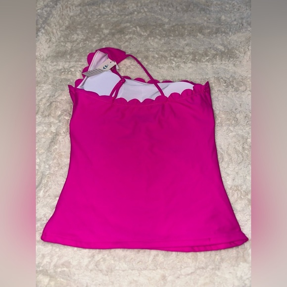 Women’s Beachsissi Swimsuit Top Scalloped New With Tags Size Medium - Picture 6 of 7